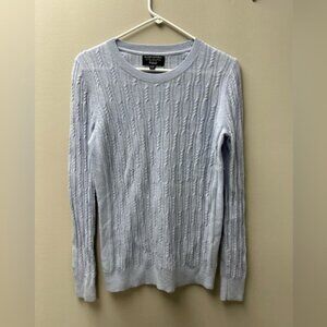 Banana Republic Light Blue Cable Knit Sweater